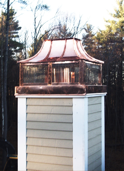 custom copper chimney caps shrouds ma ct ri vt nh