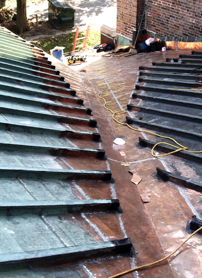 Historic copper repair & restoration
